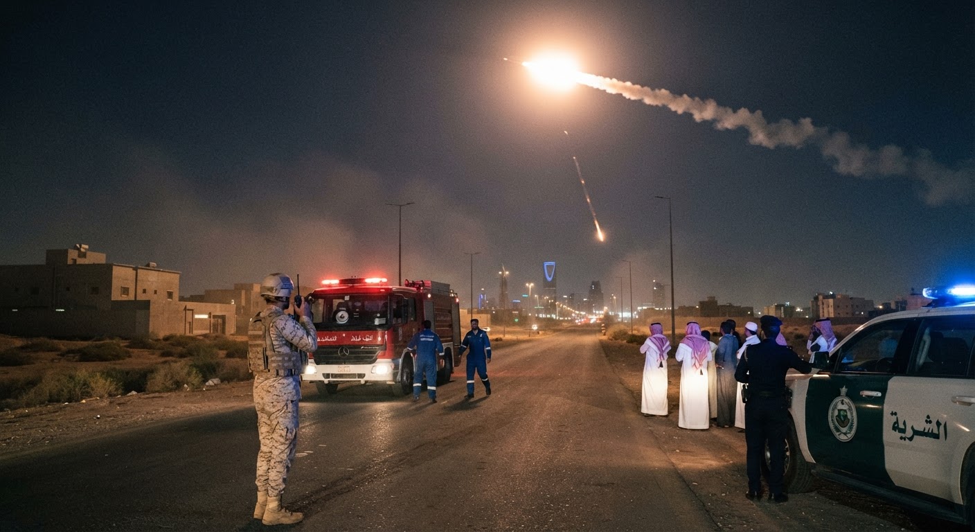 Saudi Defenses Intercept Houthi Drones and Missiles