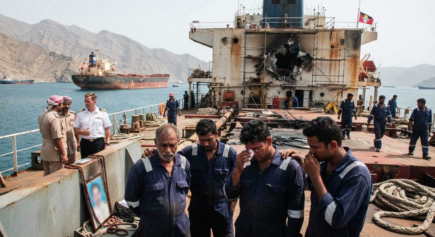 Indian Seafarer Killed, 768 Indian Seafarers Stranded Near Oman