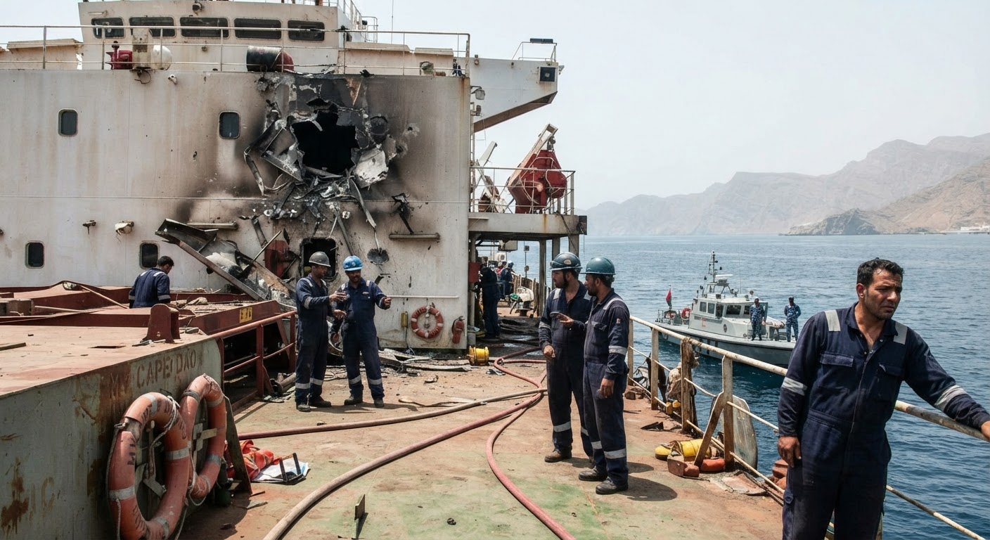 Tragedy Near Strait of Hormuz: Indian Seafarer Killed in Missile Strike