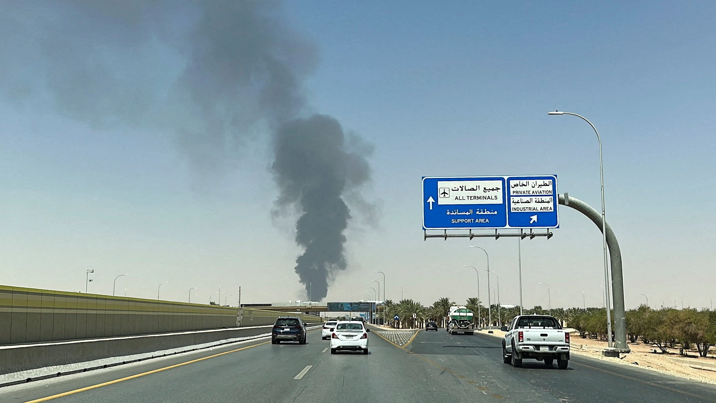 Riyadh Under Fire: Houthi Missile Strike Hits Aramco Depot Near Airport