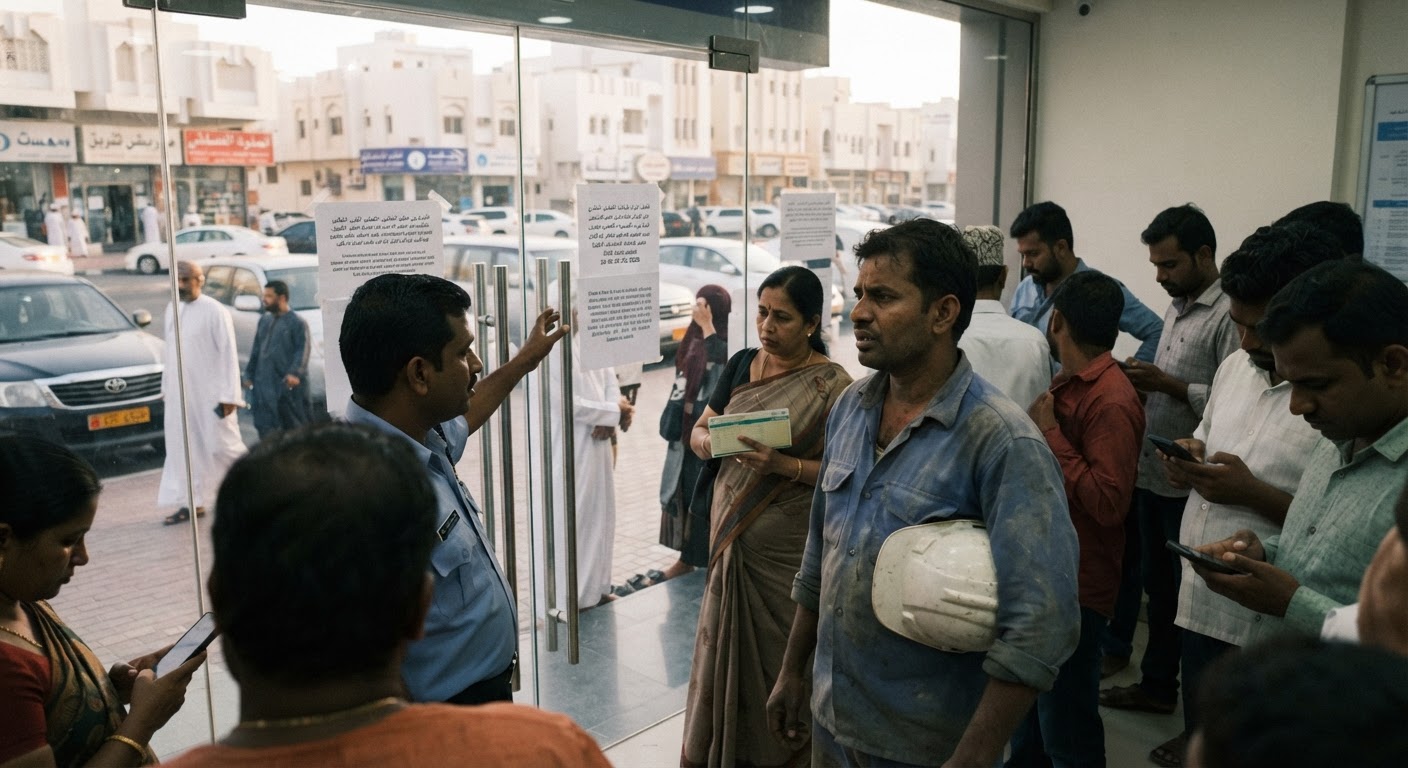 Indian Expats in Oman Warned of Banking Strike Disruptions