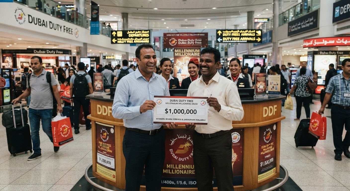 Two Indian Expats Win $1 Million Each in Dubai Draw