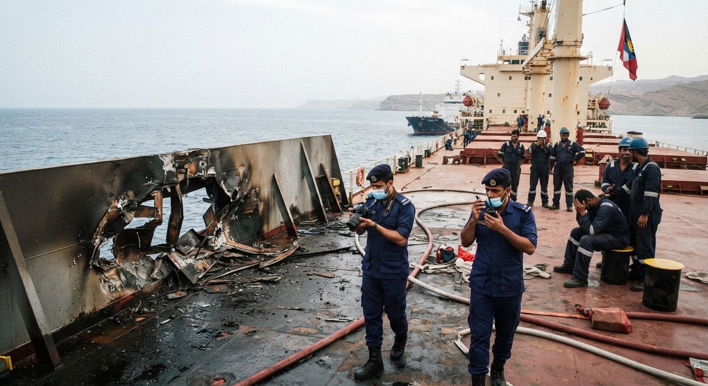 Tragedy at Sea: Indian Seafarer Killed in Torpedo Attack Off Oman