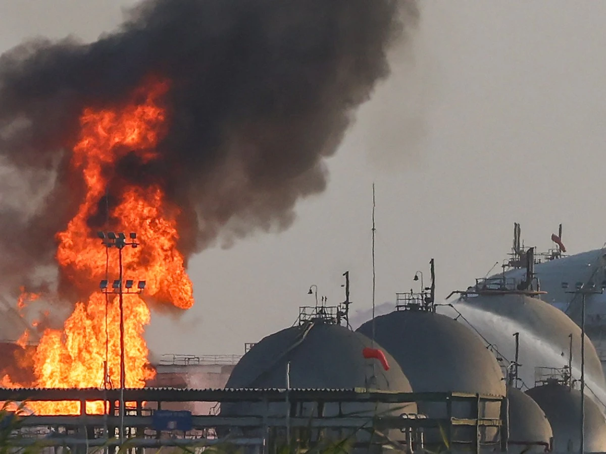Gulf Tensions Surge Amid Riyadh Refinery Fire and Tanker Strikes