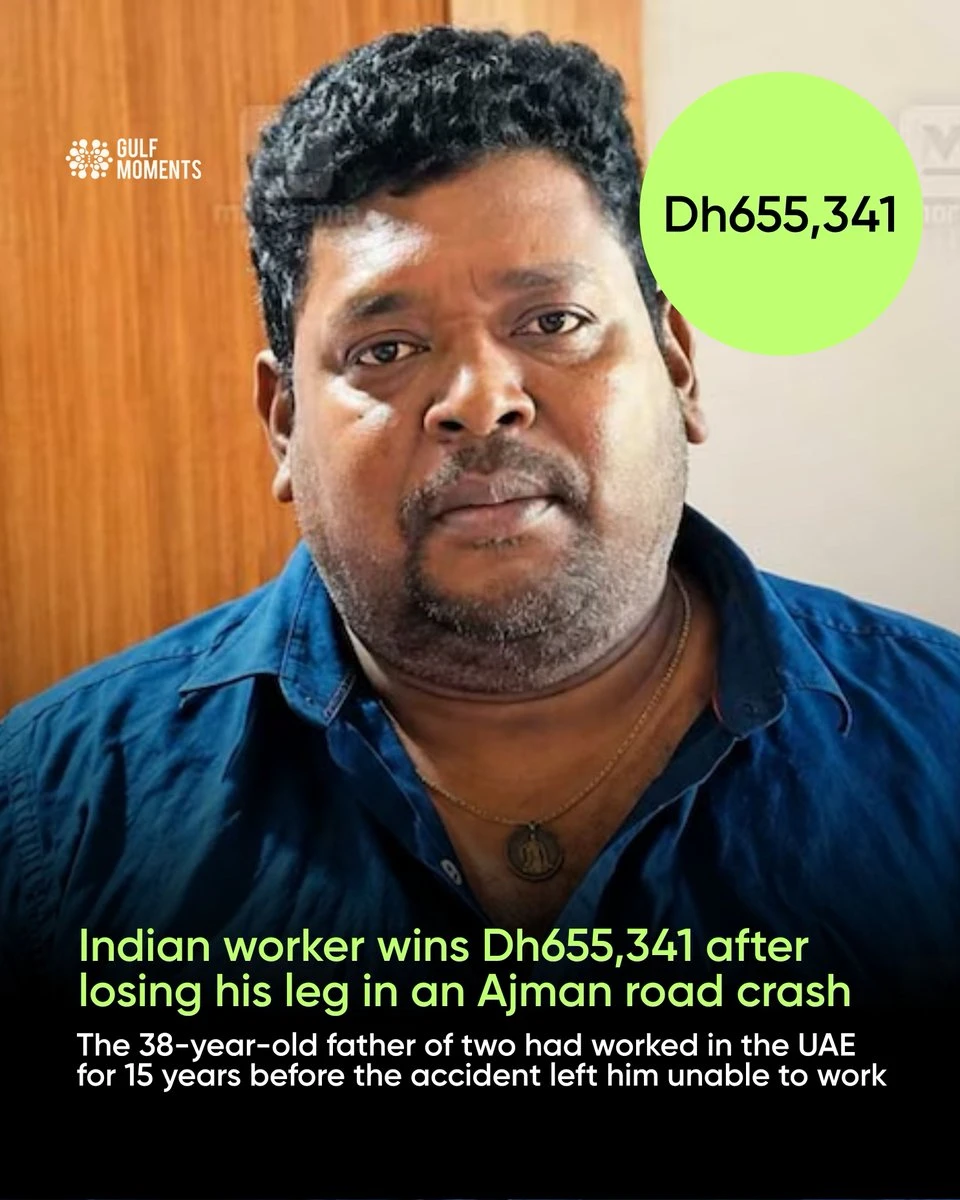 Kerala Technician Wins Dh655,341 After Ajman Crash