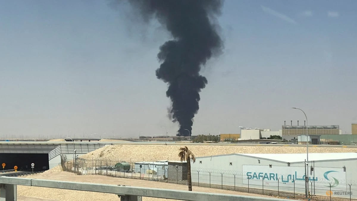 Riyadh Under Fire: Houthi Missile Strike Hits Aramco Fuel Depot