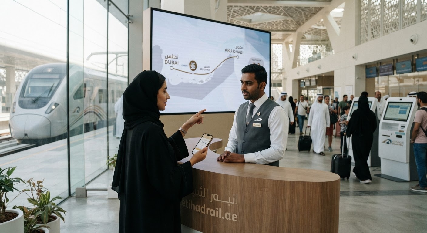Etihad Rail: Dubai-Abu Dhabi Train Bookings Now Live!