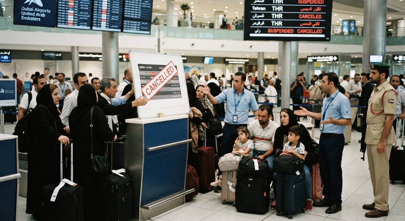 UAE HALTS IRANIAN FLIGHTS AS U.S. SANCTION THREATS AND REGIONAL TENSIONS ESCALATE