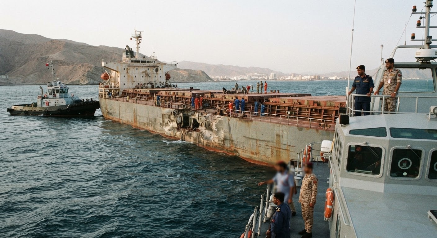 Indian Seafarer Killed in Double Torpedo Strike off Oman