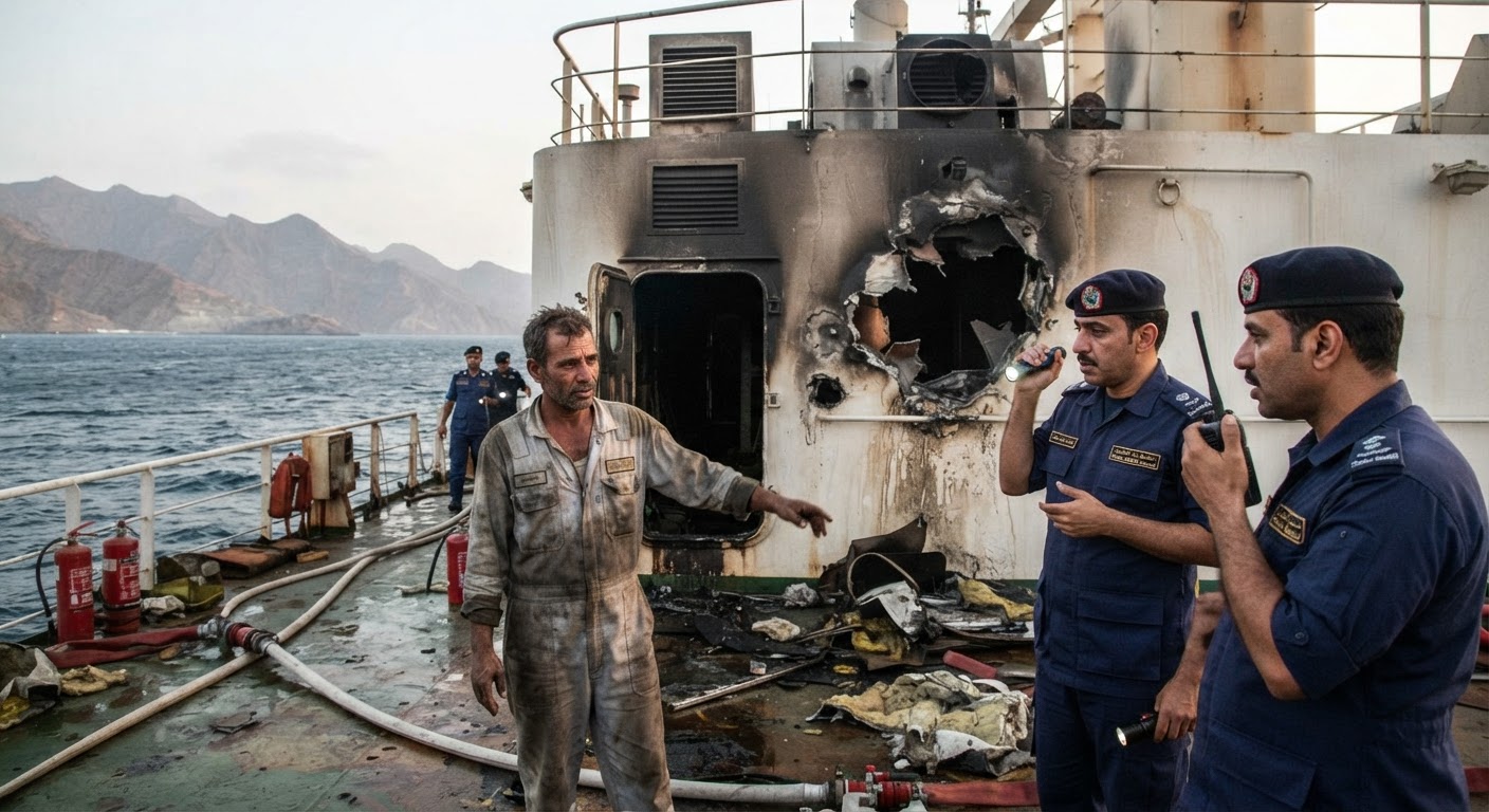 Indian Seafarer Killed in Missile Attack Near Oman Coast