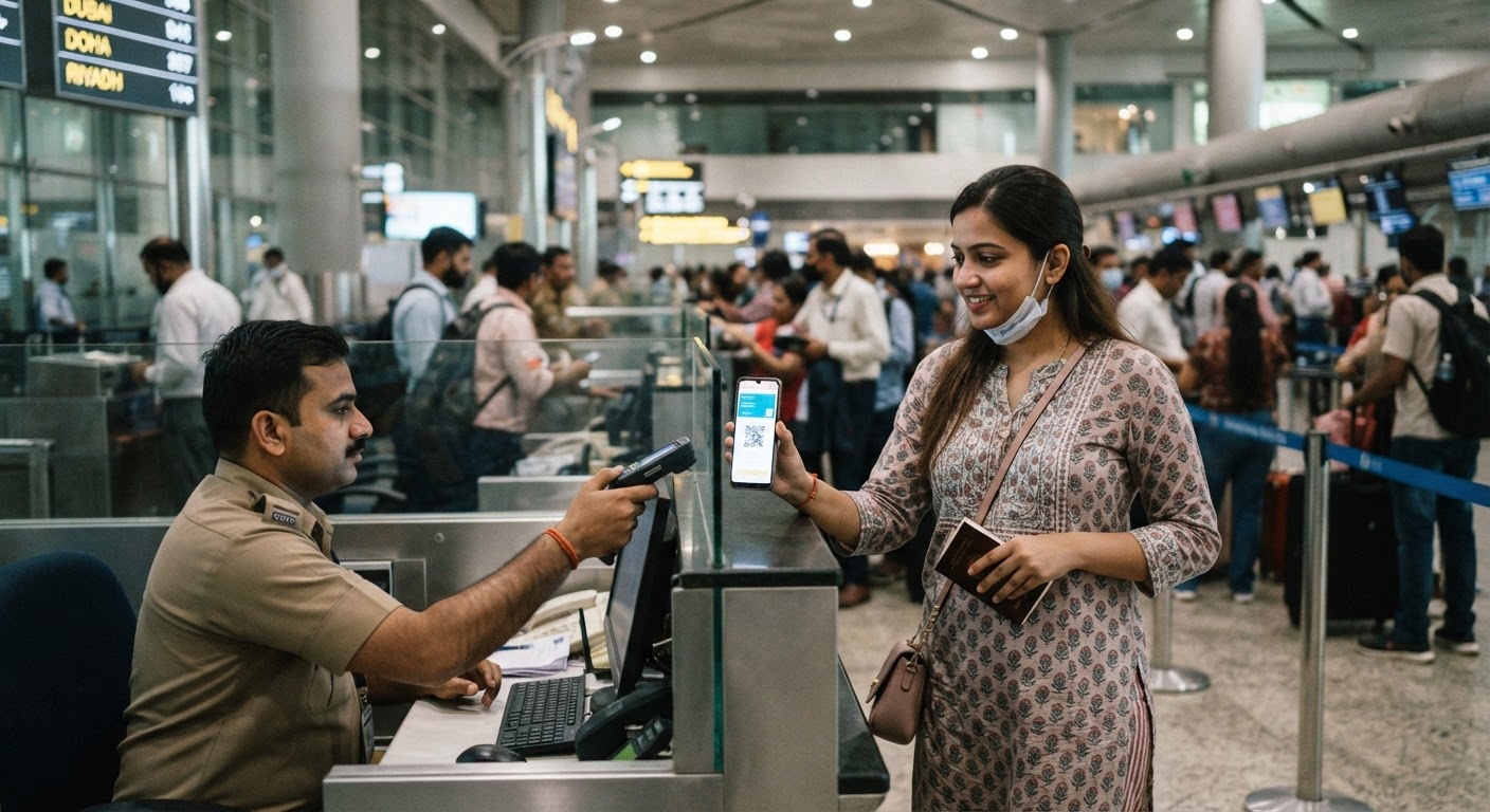 India Launches E-Boarding Pass for Gulf Travelers to Save Time
