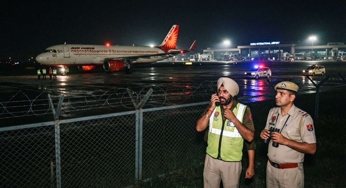 Amritsar Airport Halted After Drone Sighting