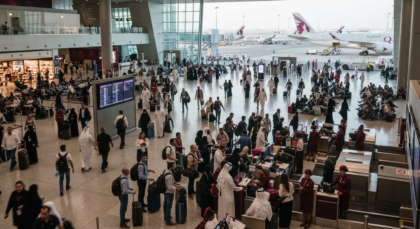 Amazing News: Qatar Airways Passenger Traffic Rebounds to 95% Today!