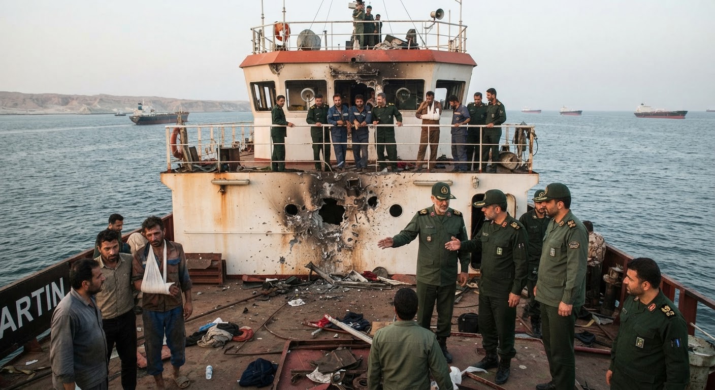 Shocking Cargo Ship Attack Near Hormuz Leaves One Dead Before Oman Talks