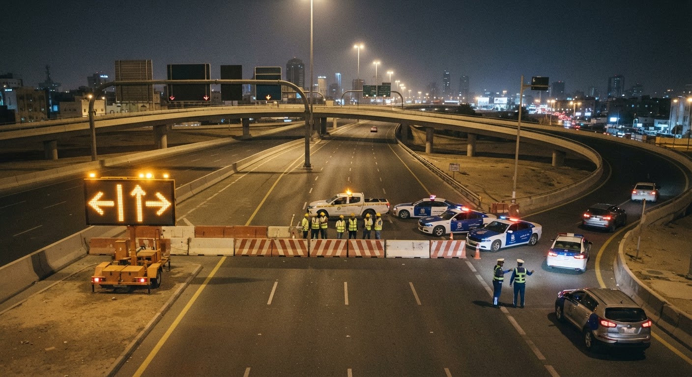Kuwait Announces Five-Day Traffic Closure at Fifth Ring Road