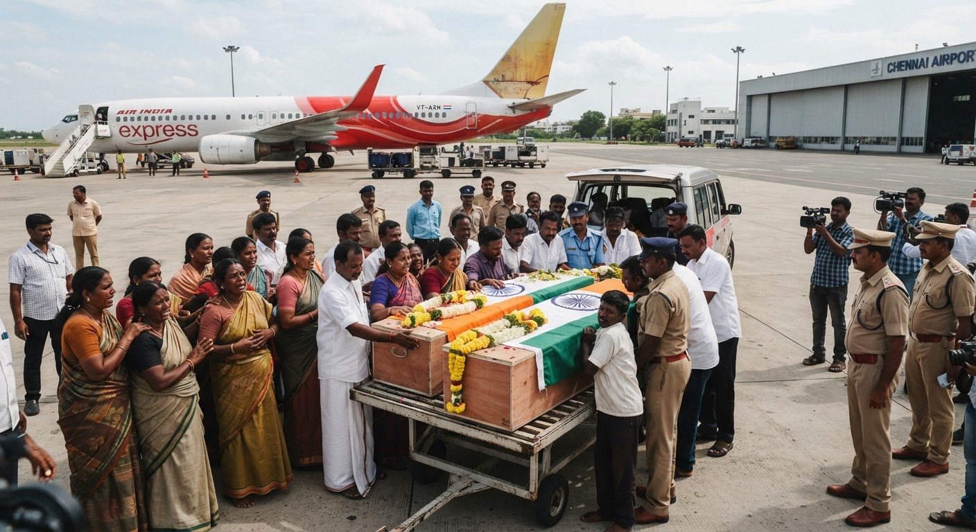 Tragic News: Bodies of Two Tamil Nadu Fishermen Killed in Saudi Arabia Finally Return Home