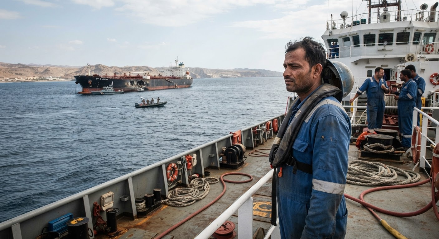 Missing Indian Seafarer Search Continues After Tanker Attack Near Oman