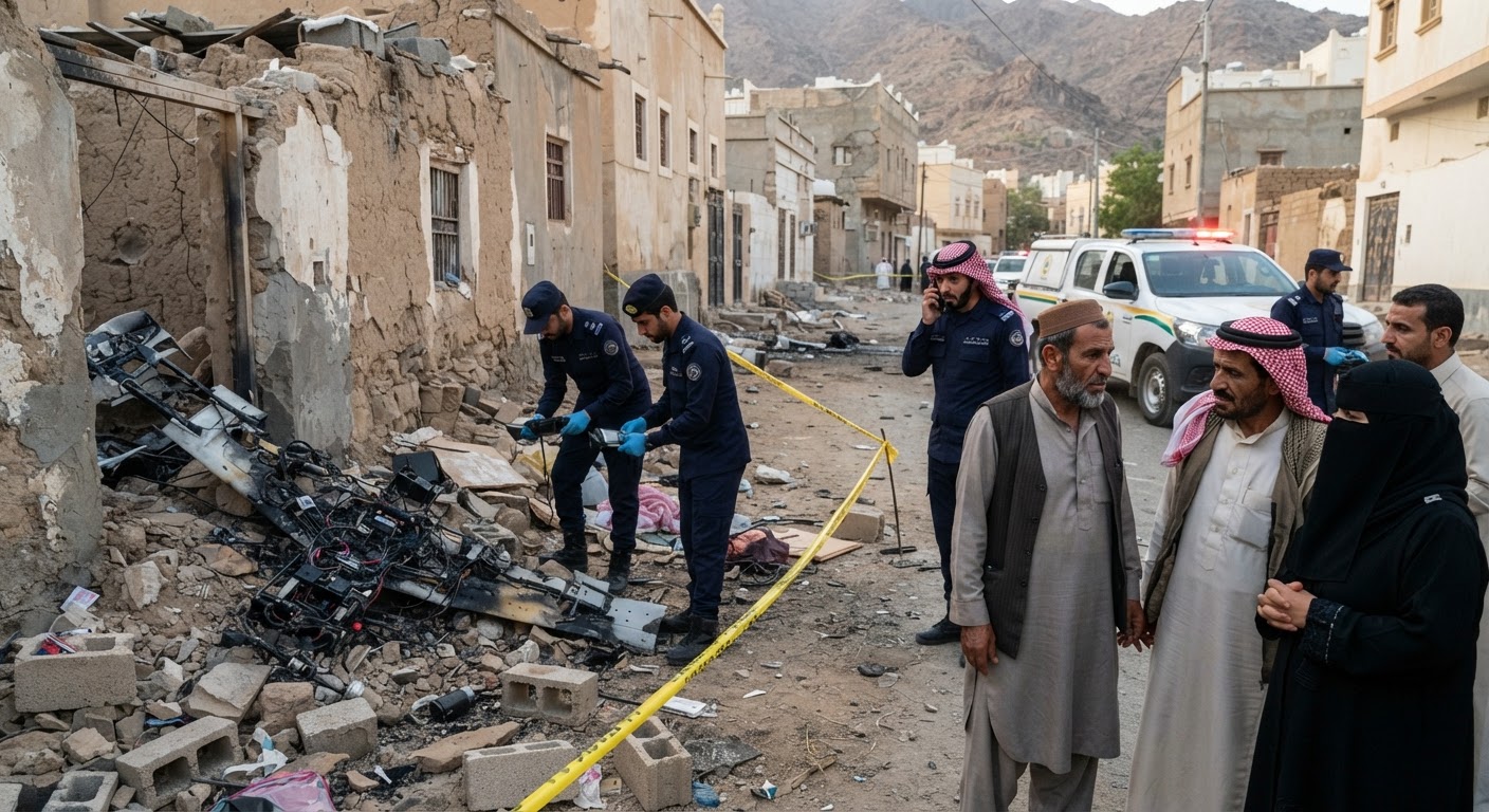 Houthi Drone Debris Hits Saudi Arabia As Safety Worries Grow For Indians