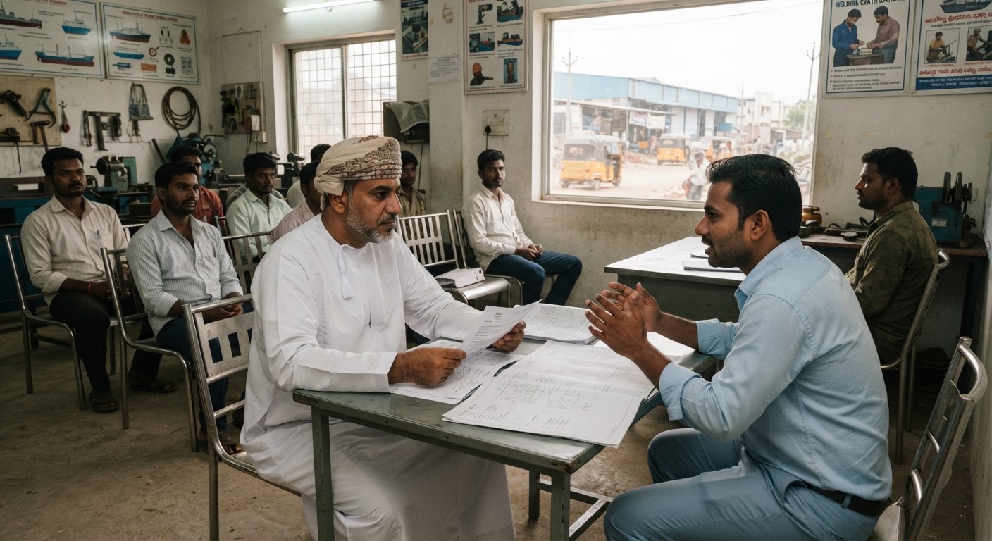 Amazing Oman Shipyard Job Drive Today in Visakhapatnam