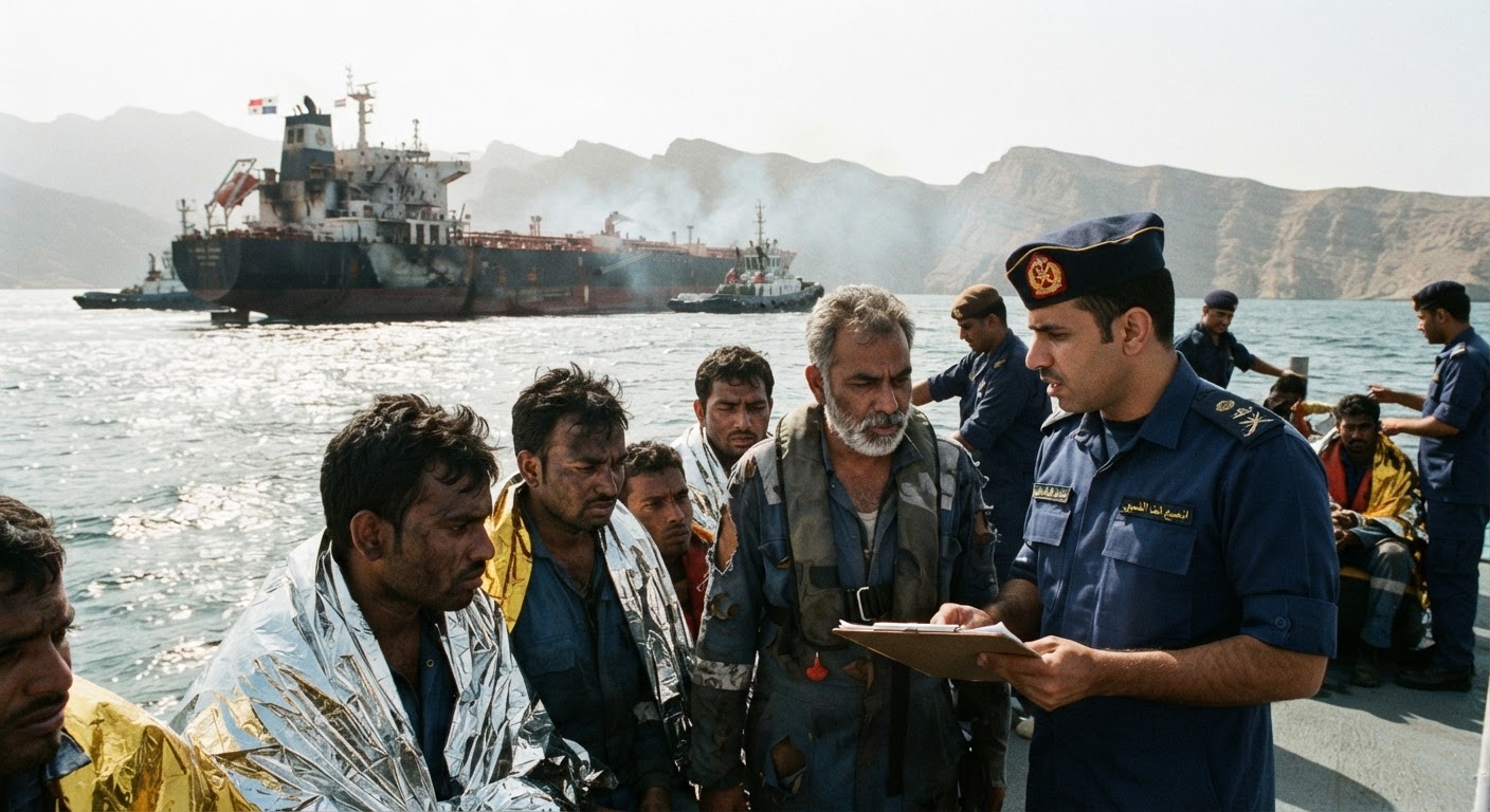 Two Tankers with Indian Crews Attacked Near Strait of Hormuz Leaving 153 Stranded